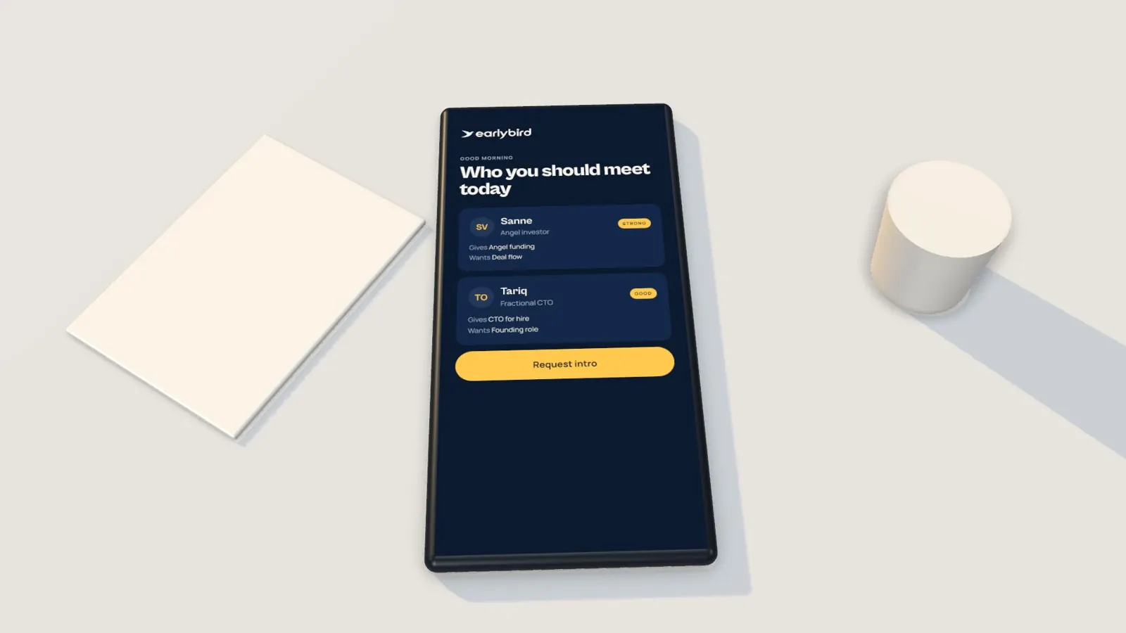 The Canopy app on a phone